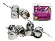 Секретки на литые диски 2121-213 2123 ОКА хром 2-замка|Код 22020