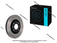 Диск тормозной Peugeot 307 00- 308 07- 207 06- 3008 09- 5008 09- LECAR передний LECAR000876502 [упаковка 2 шт.]|Код 22035