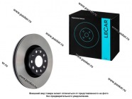 Диск тормозной Skoda Octavia (A7) 13- VW Tiguan 07- Passat 05-14 LECAR передний LECAR000986502 [упаковка 2 шт.]|Код 22655