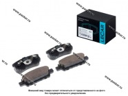 Колодки тормозные Mitsubishi Lancer X 07- задние LECAR сист. Akebono LECAR000362201|Код 23293