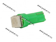 Лампа светодиод 12V1.2W W2x4.6d Nord YADA 1SMD зеленая|Код 23621