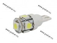 Лампа светодиод 24V5W W2.1x9.5d Nord YADA 5SMD белая [упаковка 10 шт.]|Код 23639