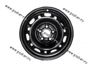 Диск колесный 14/5J/5*100/ET35/d57,1 Magnetto Volkswagen Polo Sedan черный 14016 AM|Код 23964