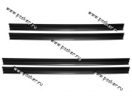 Уплотнитель боковых стекол 1118 Калина ворсалановый (бархотка) Балаково|Код 24013