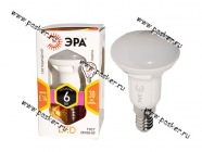 Лампа светодиодная ЭРА LED smd R50-6w-827-E14 мягкий желтый свет|Код 24221