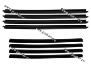 Уплотнитель боковых стекол 2110 ворсалановый нижний (бархотка) 8шт Балаково АО БРТ|Код 24355