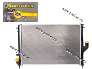 Радиатор Renault Logan LADA Largus BAUTLER алюминиевый паяный с А/С с 08г боковой крепеж BTL-6002B|Код 24533