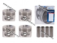 Поршень 2110 82.4 АвтоВАЗ с пальцами 1 ремонтный размер SALE|Код 24652