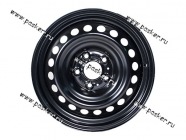 Диск колесный 16/6,5J/5*114,3/ET40/d66 Magnetto Nissan Qashqai Tiida Renault Captur черный 16007 AM|Код 24771