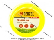 Леска для триммера 2,4 мм х 44м FLEX CORD круглая Denzel 96119|Код 24898