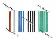 Трубка изоляционная термоусадочная D3,2/1,6мм 14шт по 71мм AVKOPRO|Код 25195