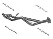 Труба приемная Газель дв.УМЗ-4215 2.89л ФОБОС 25395|Код 25395