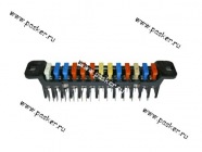 Блок предохранителей 2103-06 2121 ГАЗ а/м Камаз Таврия БПР-13/41.3722 большой с пред-ми|Код 25459