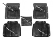 Коврики 2101-07,Москвич резиновые AgateK|Код 25482