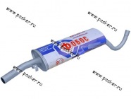 Глушитель 2102 04 ФОБОС закатной 25859|Код 25859