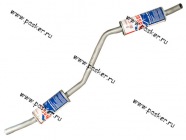 Резонатор 2106 ФОБОС закатной 25863|Код 25863