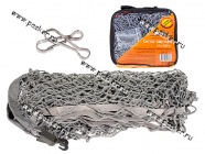 Сетка багажная карман AIRLINE 45х90см 2 пласт крючка + 2 металл крючка AS-S-02|Код 26107