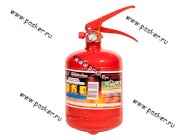 Огнетушитель ОП-1(З) 1кг металл Ярпожинвест|Код 26143