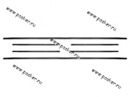 Уплотнитель боковых стекол 21213 ворсалановый (бархотка) 6шт Балаково АО БРТ|Код 26158