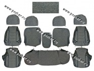 Чехлы 2110,70 Priora жаккард/кожзам задняя спинка раздельная|Код 26181