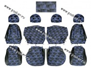 Чехлы 2111,12,71,72 жаккард/кожзам задняя спинка раздельная|Код 26182