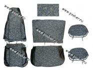 Чехлы Газель 3 места жаккард/кожзам|Код 26287