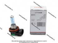 Лампа галоген 12V H11 55W PGJ19-2 SUPER WHITE LYNXauto L11155B|Код 27172