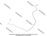 Тормозная трубка 2190 Granta задняя от регулятору к шлангу справа 21900-3506620-20|Код 27283