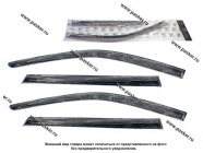 Дефлектор боковых окон Voron Glass 1117 Калина Voron Glass накладной 4шт|Код 27340