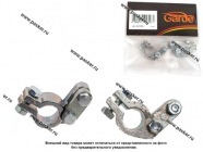 Клемма АКБ (+ -) без проводов Garde цинк 47мм с крепежом под болты G2555B|Код 27767