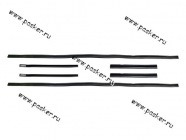 Уплотнитель боковых стекол 2121 ворсалановый (бархотка) 6шт Балаково|Код 2817