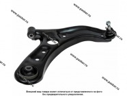 Рычаг подвески Kia Rio 16-22 Hyundai Solaris 17-22 передний нижний правый LECAR LECAR000537502|Код 2825