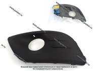 Облицовка бампера переднего LADA Largus рамка под п/фару правая MANOVER MROEM024R|Код 28311