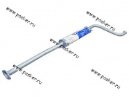 Резонатор 2110 ФОБОС закатной без катализатора 28321|Код 28321