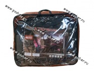 Чехлы LADA Vesta экокожа серые задняя спинка раздельная|Код 28466