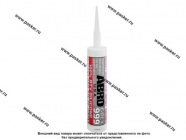 Герметик ABRO 312гр силиконовый серый|Код 28595