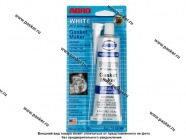 Герметик ABRO 85гр силиконовый белый|Код 28646