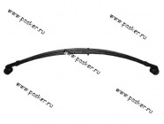 Рессора Газель задняя 3-х листовая с шарнирами 3221-2912010-01 ЧМЗ|Код 28796