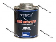 Клей шиномонтажный Rossvik цемент активаторный с кистью 500мл|Код 28833