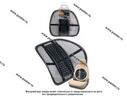 Накидка на сиденье массажная Nova Bright 47106 опора под поясницу сетчатая с деревянным массажером|Код 29569