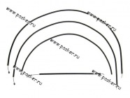 Трос заслонок печки 2108 Рекардо низкая панель 4шт|Код 2960