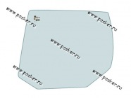 Стекло задней двери 2123 Chevy Niva КМК GLASS левое VAZS0075|Код 29865