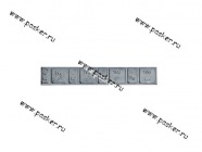 Грузик балансировочный самоклеящийся широкие 5гр 10гр по 4шт|Код 30931