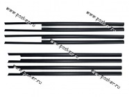 Уплотнитель боковых стекол 2107 ворсалановый, бархотка Сызрань|Код 31025