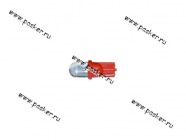 Лампа светодиод 12V5W W2.1x9.5d Nord YADA 1LED красная|Код 31052