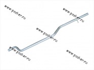 Труба выпускная Газель-2705 рестайлинг ФОБОС 31107|Код 31107