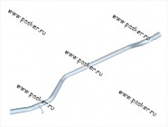 Труба выпускная Газель-3302 рестайлинг ФОБОС 31108|Код 31108