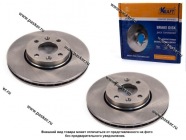 Диск тормозной LADA Largus 2012- KRAFT передний с ABS KT 016010 [упаковка 2 шт.]|Код 32475