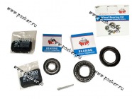 Подшипник ступицы Газель Соболь LSA передней 2шт с сальником смазка шплинт|Код 32552