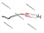 Резонатор Daewoo Nexia ФОБОС сталь DX52/53 алюмокремнивое покрытием AS120 под катализатор 3264|Код 3264